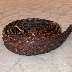 45” Polo Ralph Lauren Breaded Belt Brown